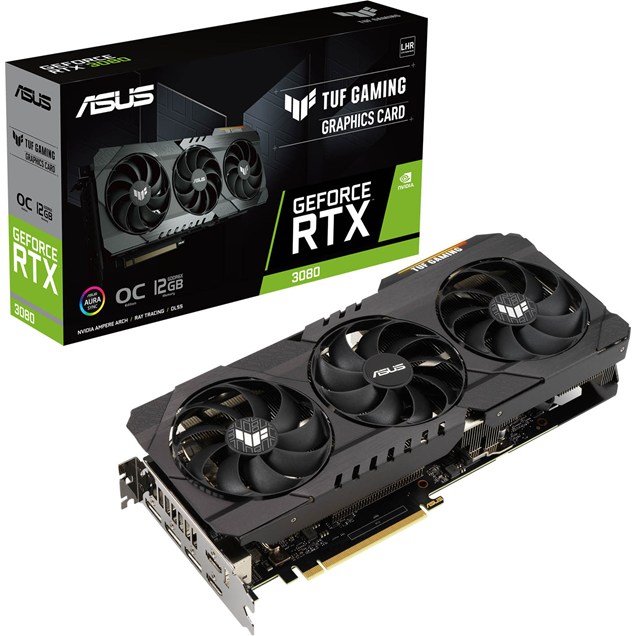 ASUS GeForce RTX 3080 TUF OC 12GB Graphics Card