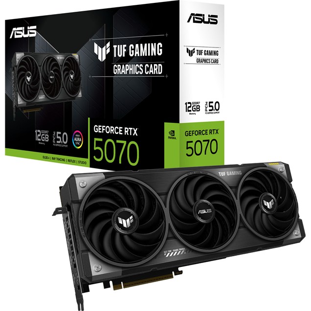 ASUS GeForce RTX 5070 TUF 12GB GDDR7 Graphics Card