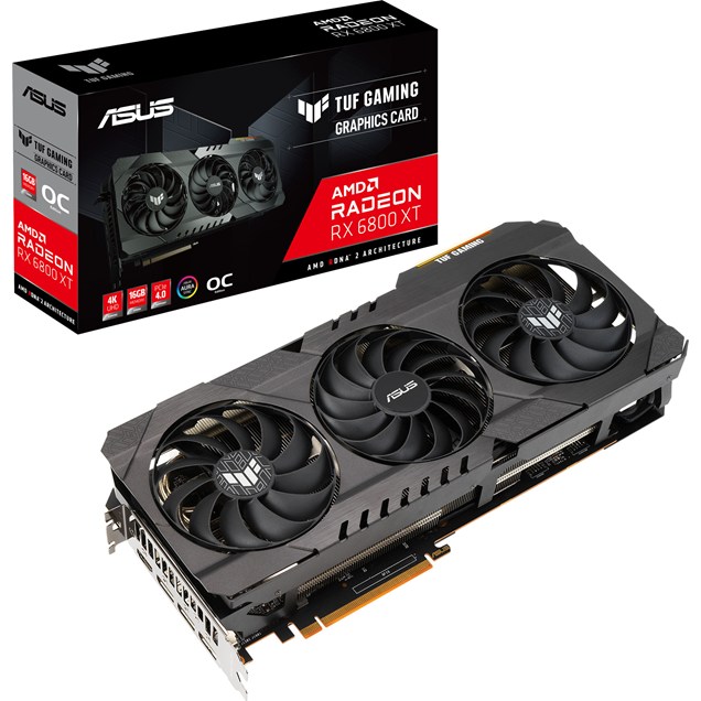 ASUS Radeon RX 6800 XT TUF OC 16GB Graphics Card
