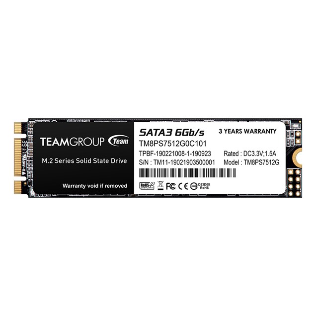512GB TEAMGROUP MS30 M.2 2280 SATA III Solid State Drive