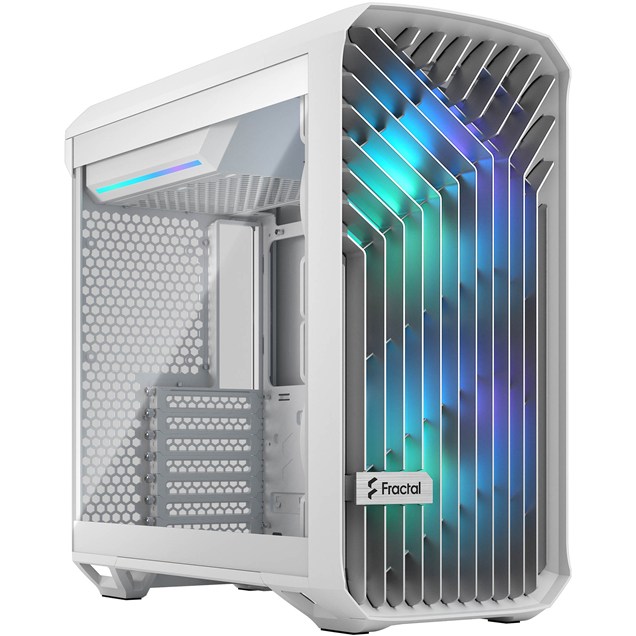 Fractal Torrent Compact TG RGB Mid Tower Gaming Case - White 