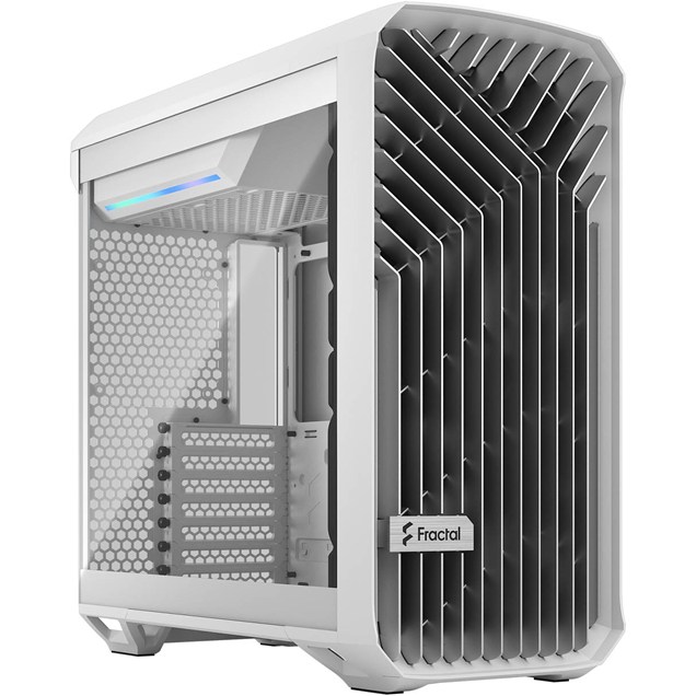 Fractal Torrent Compact TG Mid Tower Gaming Case - White 