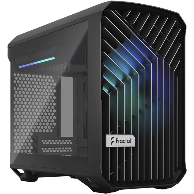 Fractal Torrent Nano RGB TG ITX Gaming Case - Black 