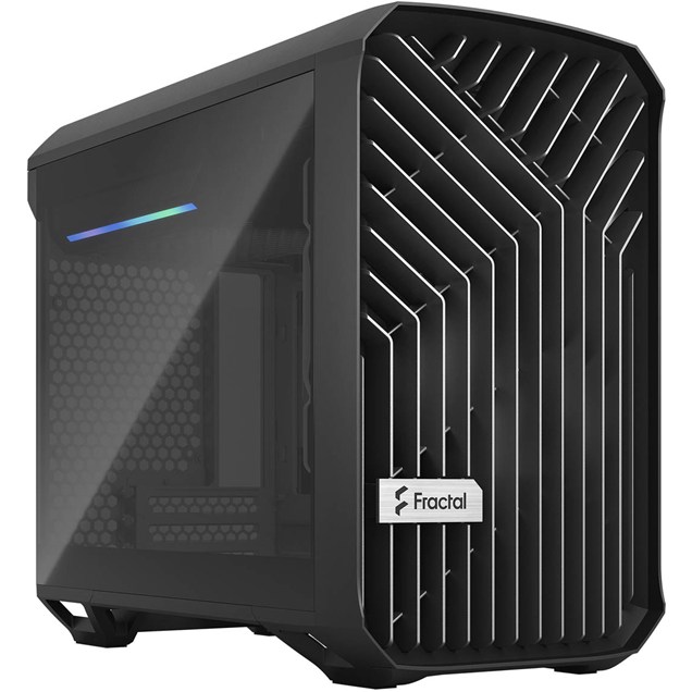 Fractal Design Torrent Nano TG ITX Gaming Case - Black 