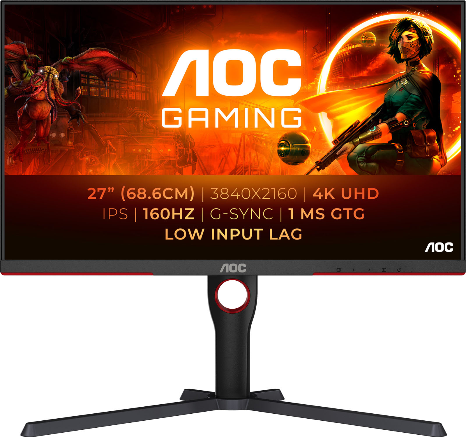 AOC U27G3X/BK 4K Ultra HD 27