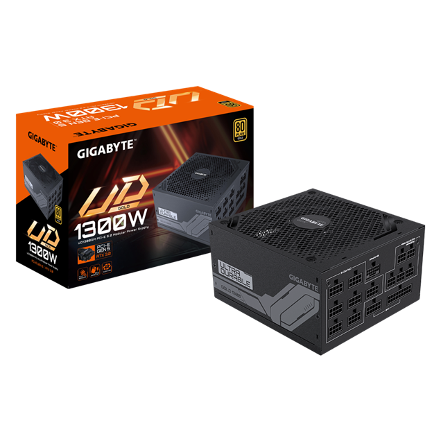1300W Gigabyte UD1300GM PG5 Modular 80 Plus Gold PSU