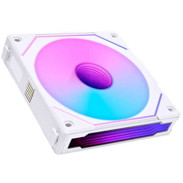 Lian Li UNI SL-INF REVERSE BLADE 120mm ARGB Chassis Fan in White