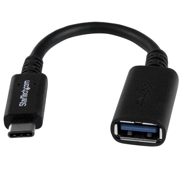 StarTech.com (6 inch) USB 3.1 Gen 1 (5 Gbps) USB-C to USB-A Adaptor