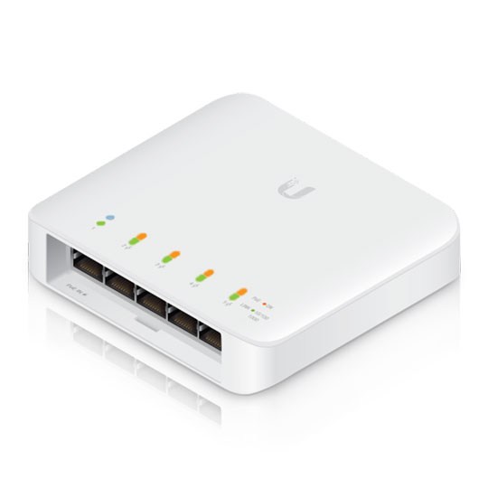 Ubiquiti Networks UniFi Switch Flex 4-Port Gigabit PoE+ Mini Switch 