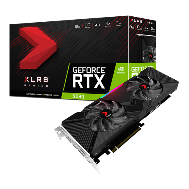 PNY GeForce RTX 2080 XLR8 Gaming OC 8GB Graphics Card