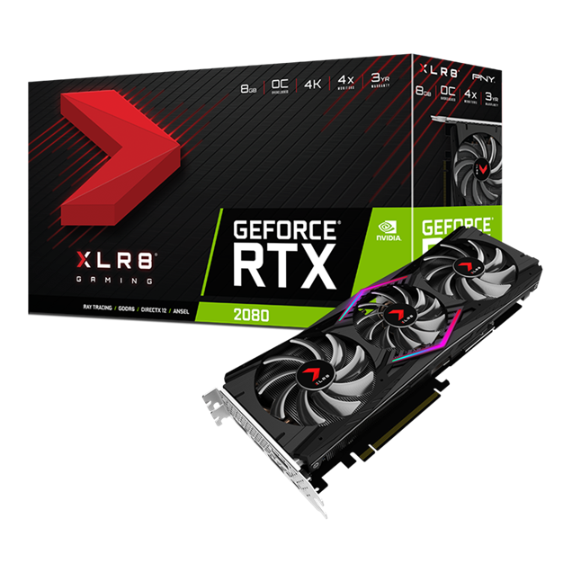 PNY GeForce RTX 2080 XLR8 Gaming OC 8GB Graphics Card