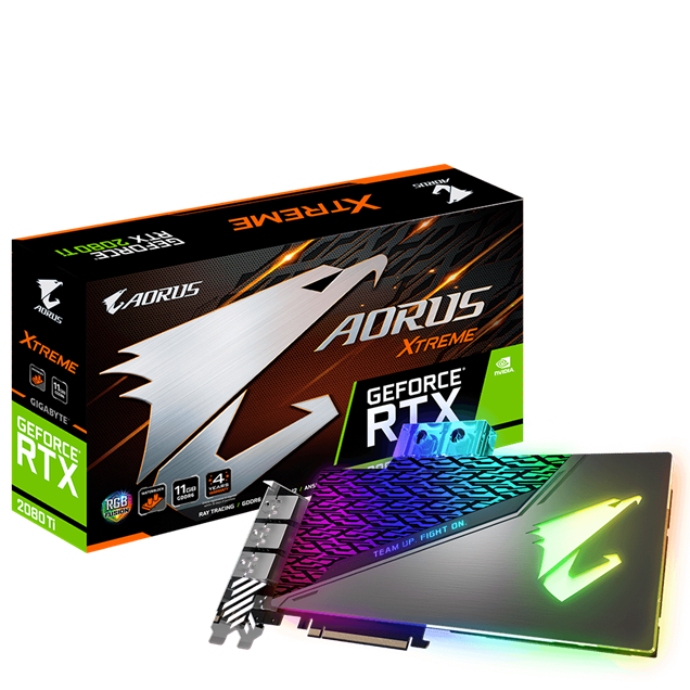 Gigabyte GeForce RTX 2080 Ti Xtreme Waterforce WB OC 11GB Graphics Card