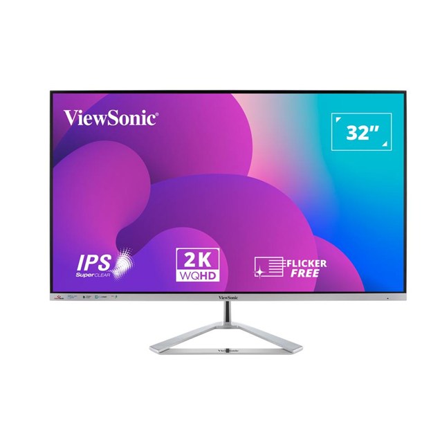 ViewSonic VX3276-2K-mhd-2 32" 1440p (QHD) Monitor - IPS, 75Hz, 4ms, Speakers, DP