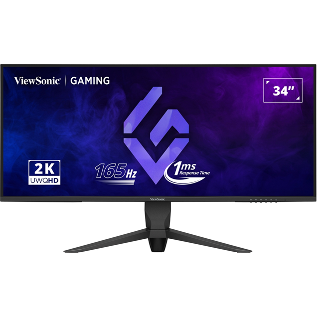 ViewSonic VX3480-2K-PRO 34" UltraWide Gaming Monitor - VA, 165Hz, 1ms, HDMI, DP