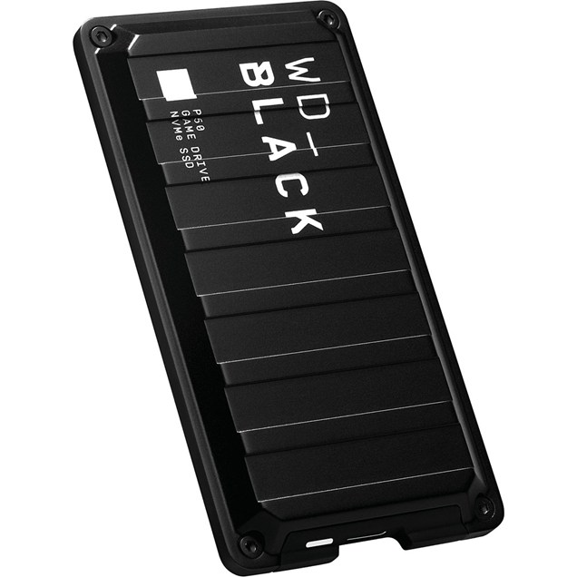 Western Digital Black P50 2TB Desktop External Solid State Drive in Black