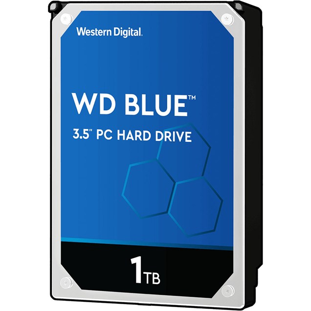 Western Digital Blue 1TB SATA III 3.5"" Hard Drive - 5400RPM, 64MB Cache