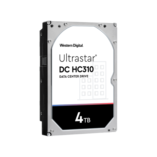 4TB Western Digital Ultrastar DC HC310 3.5" SAS 12Gb/s Hard Drive - 7200RPM