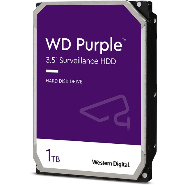 1TB Western Digital Purple 3.5" SATA III Hard Drive - 5400RPM, 64MB Cache