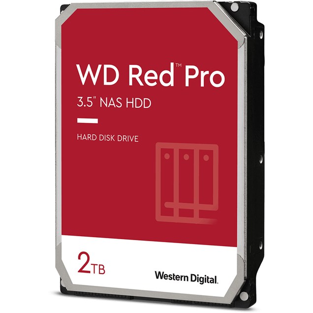 2TB Western Digital Red Pro 3.5" SATA III Hard Drive - 7200RPM, 64MB Cache