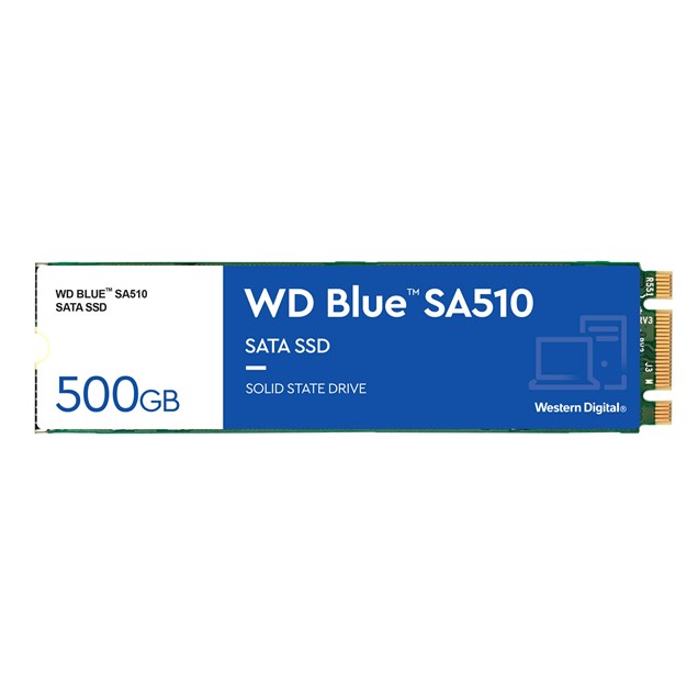 500GB Western Digital Blue SA510 M.2 2280 SATA III Solid State Drive
