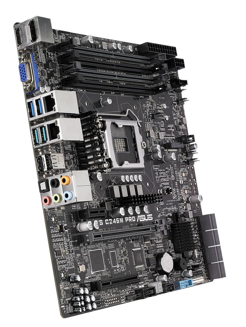 C246 Chipset ASUS WS C246M PRO Intel Socket 1151 C246 Chipset MicroATX Workstation ...