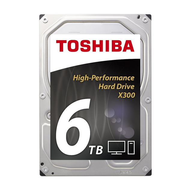 Toshiba X300 6TB SATA III 3.5" Hard Drive - 7200RPM, 128MB Cache