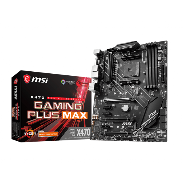 MSI X470 GAMING PLUS MAX ATX Motherboard for AMD AM4 CPUs