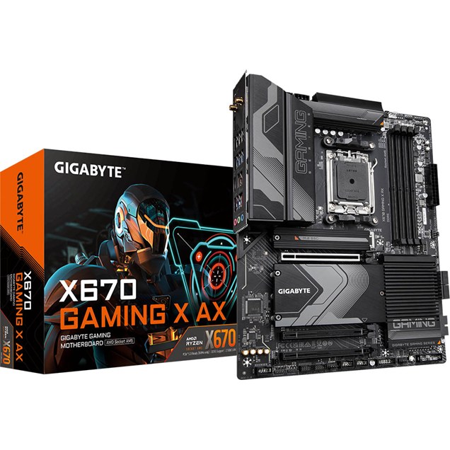 Gigabyte X670 GAMING X AX ATX Motherboard for AMD Socket AM5 CPUs