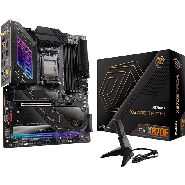 ASRock X870E Taichi EATX Motherboard for AMD AM5 CPUs