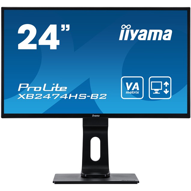 iiyama ProLite XB2474HS 23.6 inch Monitor - Full HD, 4ms, Speakers