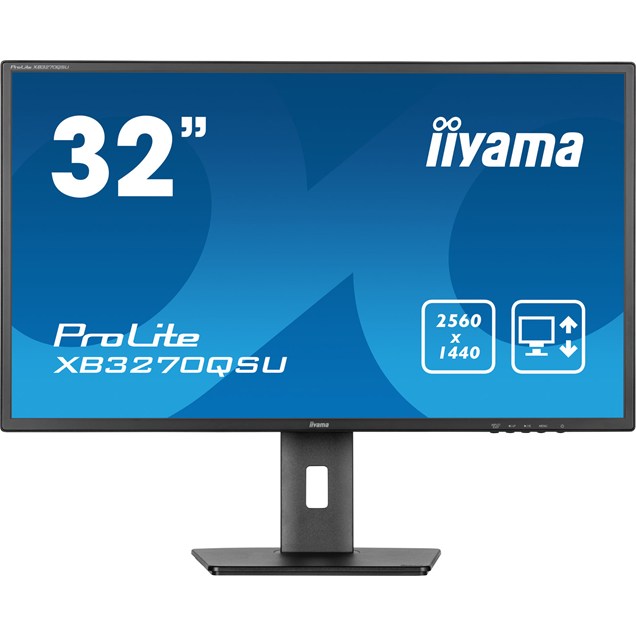iiyama ProLite XB3270QSU 32" 1440p (QHD) Monitor - IPS, 100Hz, 3ms, Speakers, DP