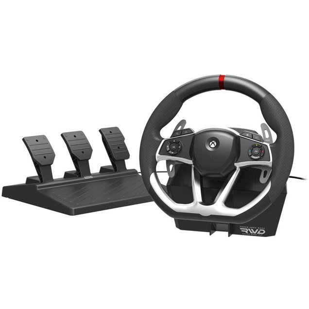 Hori Force Feedback Racing Simulation Wheel and Pedals DLX for Xbox