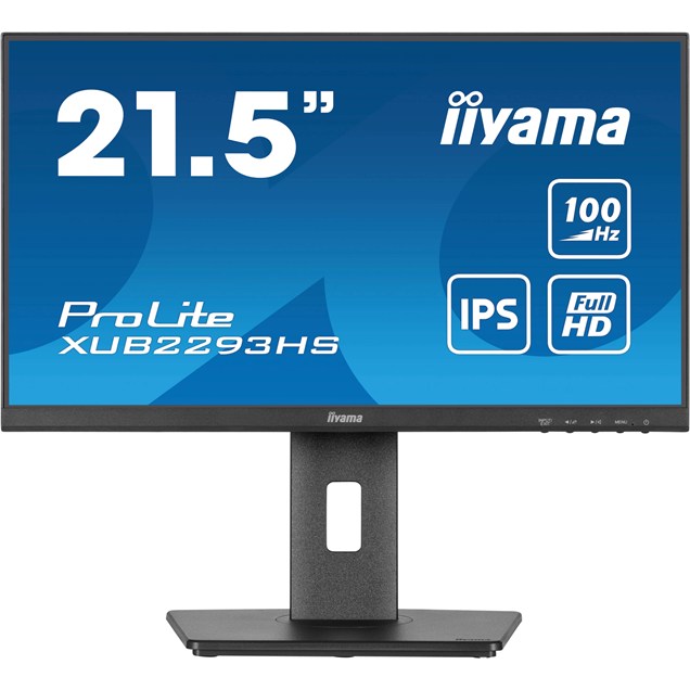 iiyama ProLite XUB229HS 22" Full HD Monitor - IPS, 100Hz, 1ms, Speakers, HDMI