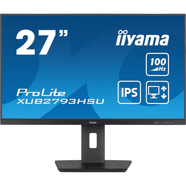 iiyama ProLite XUB2793HSU 27" Full HD Monitor - IPS, 100Hz, 1ms, Speakers, HDMI