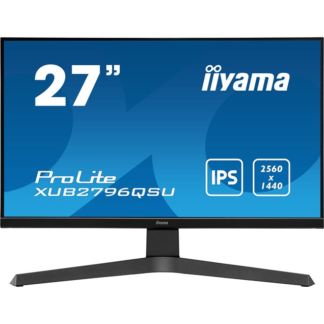 iiyama ProLite XUB2796QSU 27 inch IPS 1ms Monitor - 2560 x 1440, 1ms, Speakers