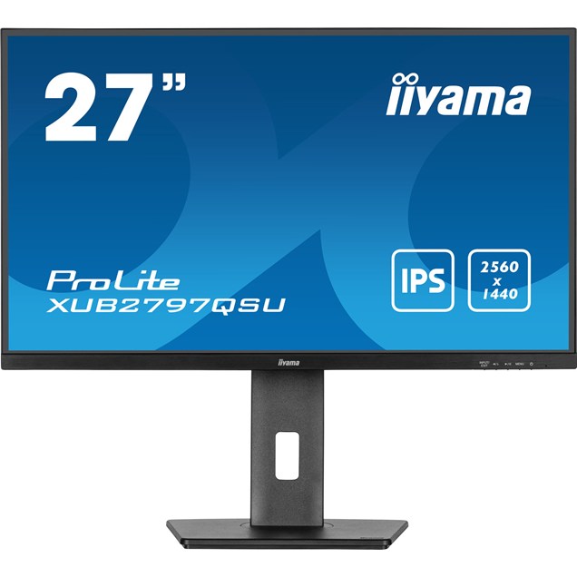 iiyama ProLite XUB2797QSU 27" 1440p (QHD) Monitor - IPS, 100Hz, 1ms, Speakers