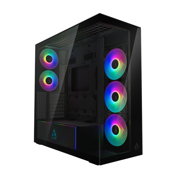 ARCTIC Xtender Mid Tower Gaming Case - Mirror Black 