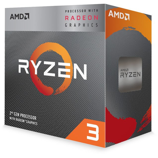 AMD Ryzen 3 3200G 4 Core/4 Thread AM4 CPU 