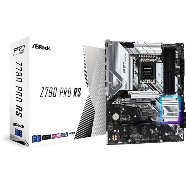 ASRock Z790 Pro RS ATX Motherboard for Intel LGA1700 CPUs