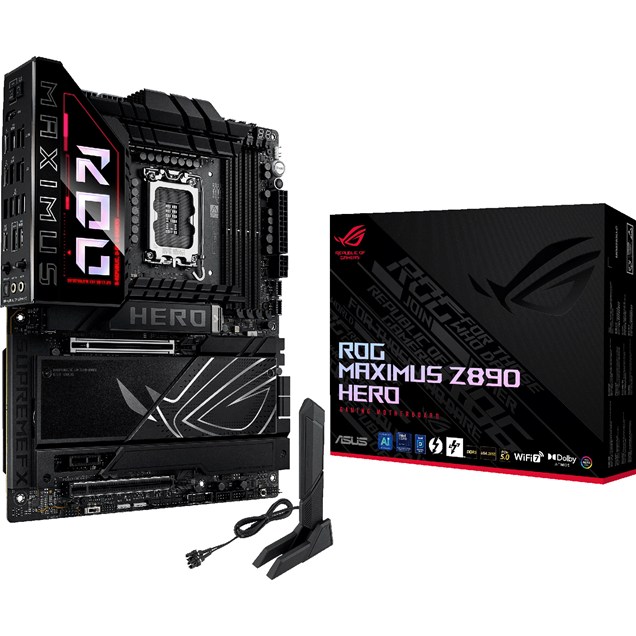 ASUS ROG Maximus Z890 Hero ATX Motherboard for Intel Socket 1851 CPUs