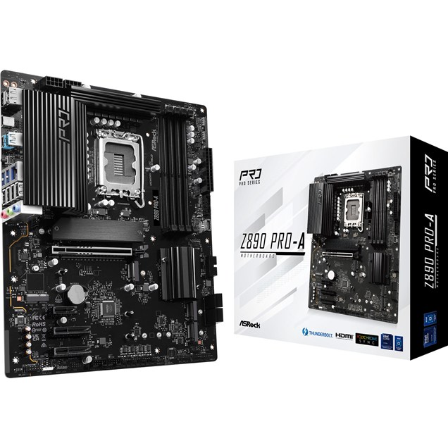 ASRock Z890 Pro-A ATX Motherboard for Intel LGA1851 CPUs