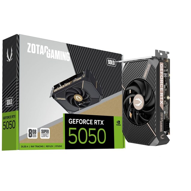 Zotac GeForce RTX 5050 SOLO 8GB GDDR6 Graphics Card