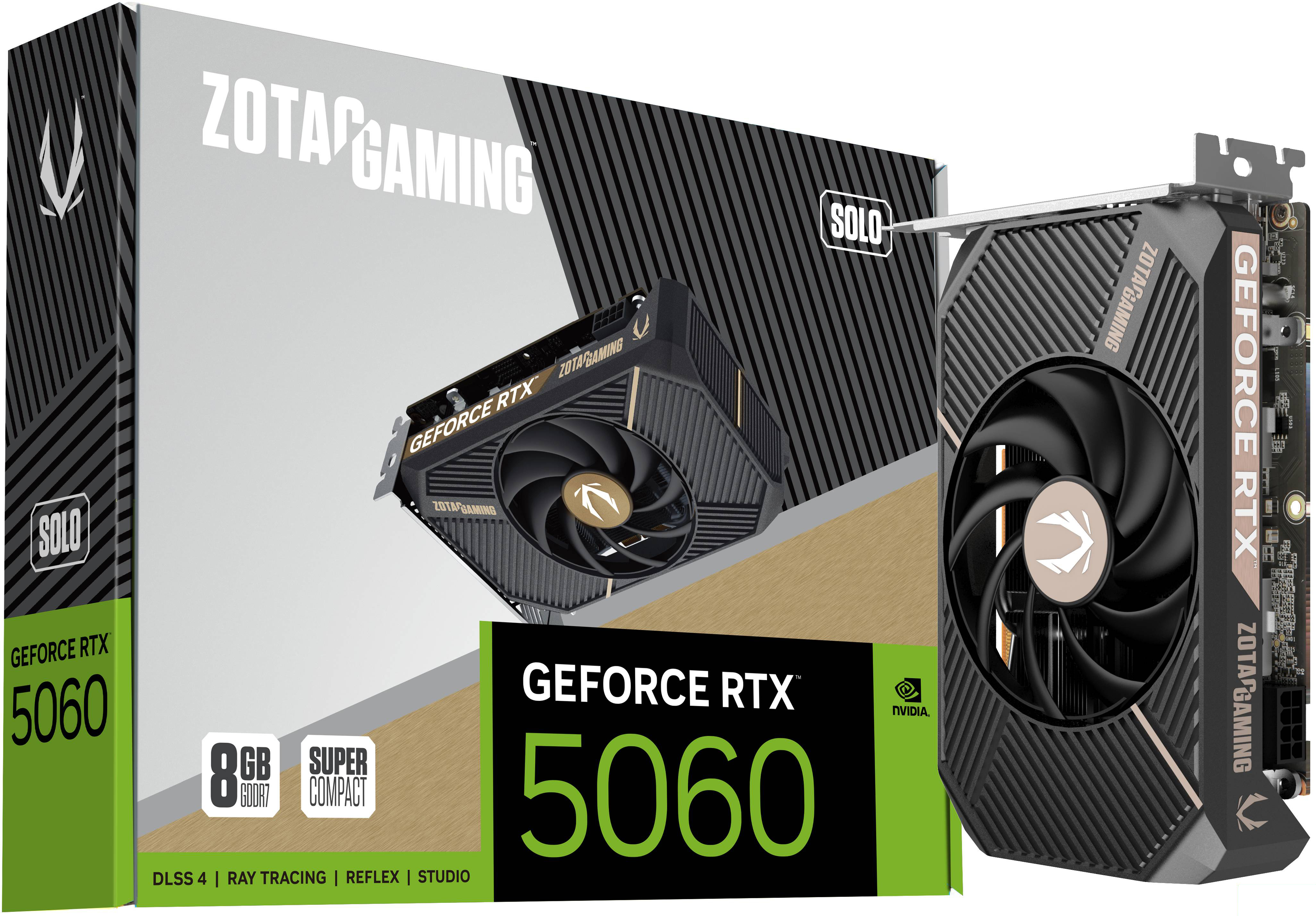ZOTAC GAMING GeForce RTX 5060 SOLO 8GB Graphics Card - CCL Computers