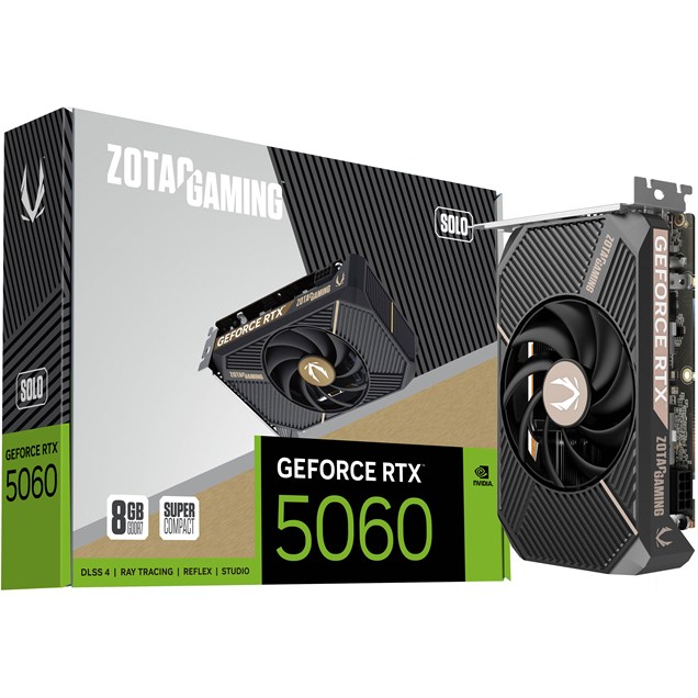 Zotac GeForce RTX 5060 SOLO 8GB GDDR7 Graphics Card