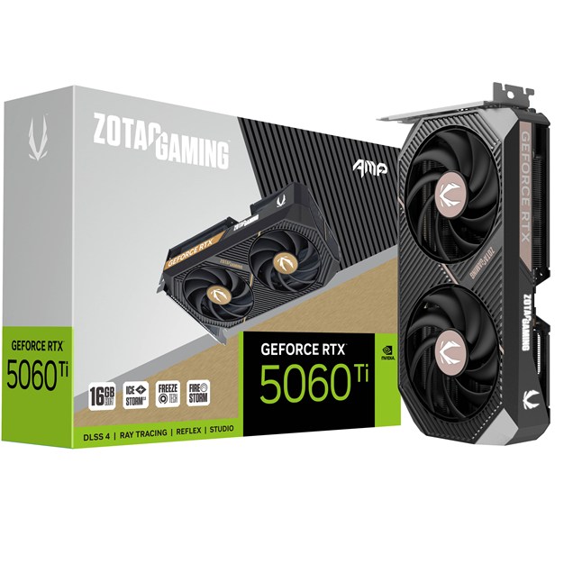 Zotac GeForce RTX 5060 Ti AMP! Edition 16GB GDDR7 Graphics Card
