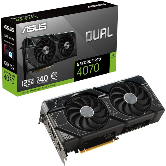 ASUS GeForce RTX 4070 Dual 12GB Graphics Card