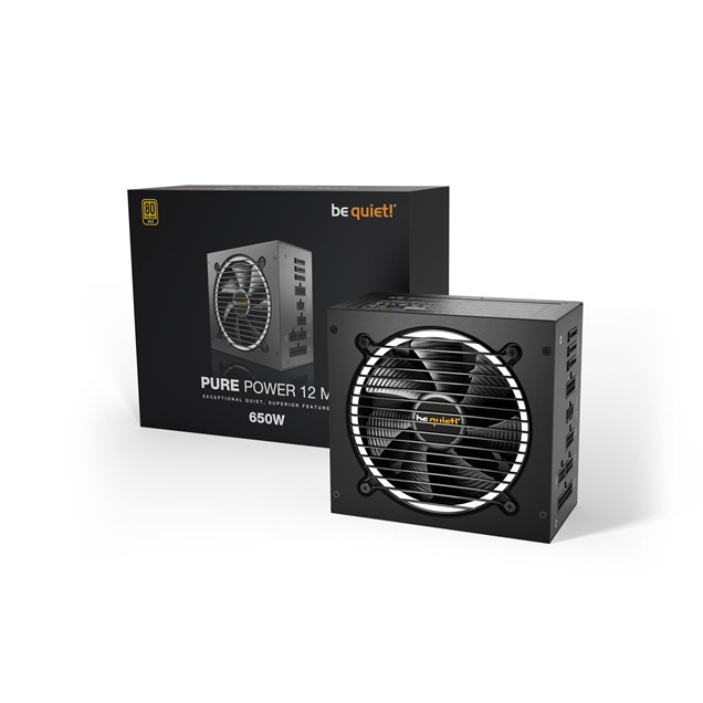 650W Be Quiet! Pure Power 12 Modular 80 Plus Gold PSU