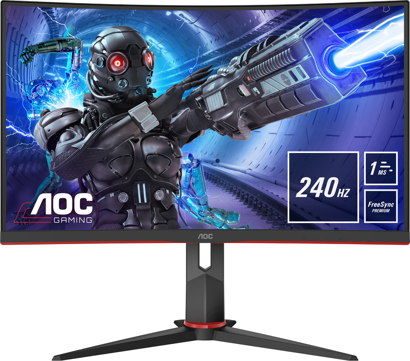AOC Gaming C32G2ZE BK 31.5 inch Curved Monitor, VA Panel, Full HD