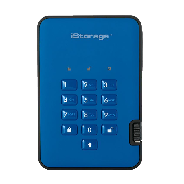 2TB iStorage diskAshur2 Desktop External Hard Drive - USB 3.2 Gen 2