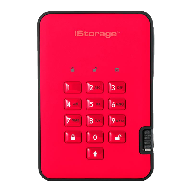 1TB iStorage diskAshur2 SSD Desktop External Solid State Drive - USB 3.2 Gen 2